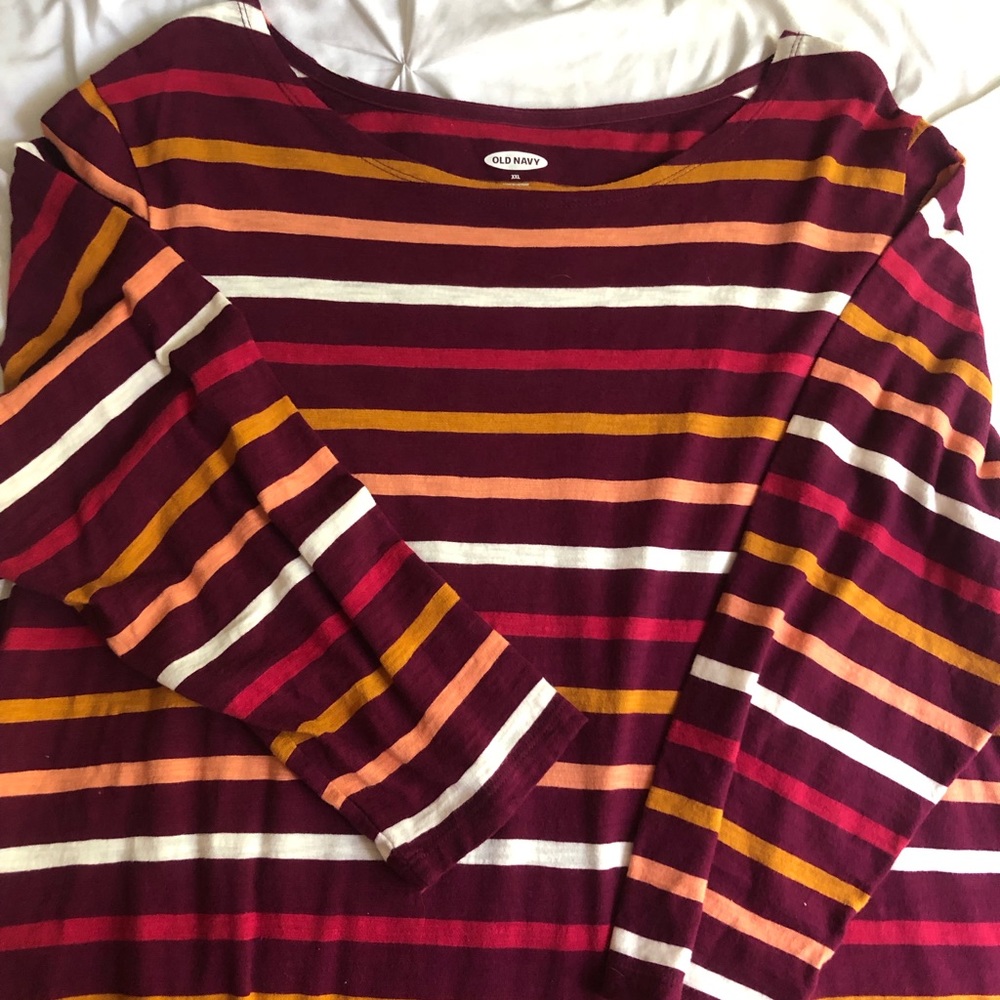 Old Navy Striped crew neck top